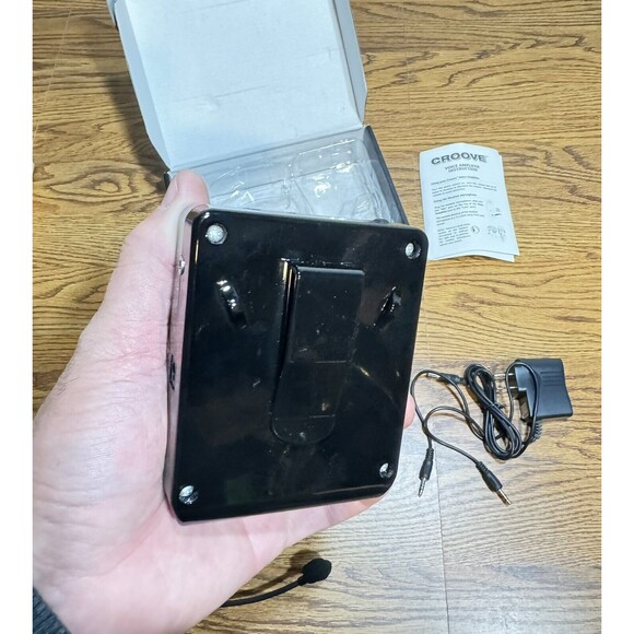 Croove Voice Amplifier Portable Rechargeable Microphone Headset Waistband Clip - Picture 8 of 16